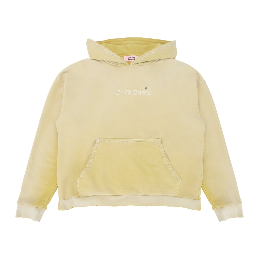EIGHT FIGURES HOODIE YELLOW DIP DYE