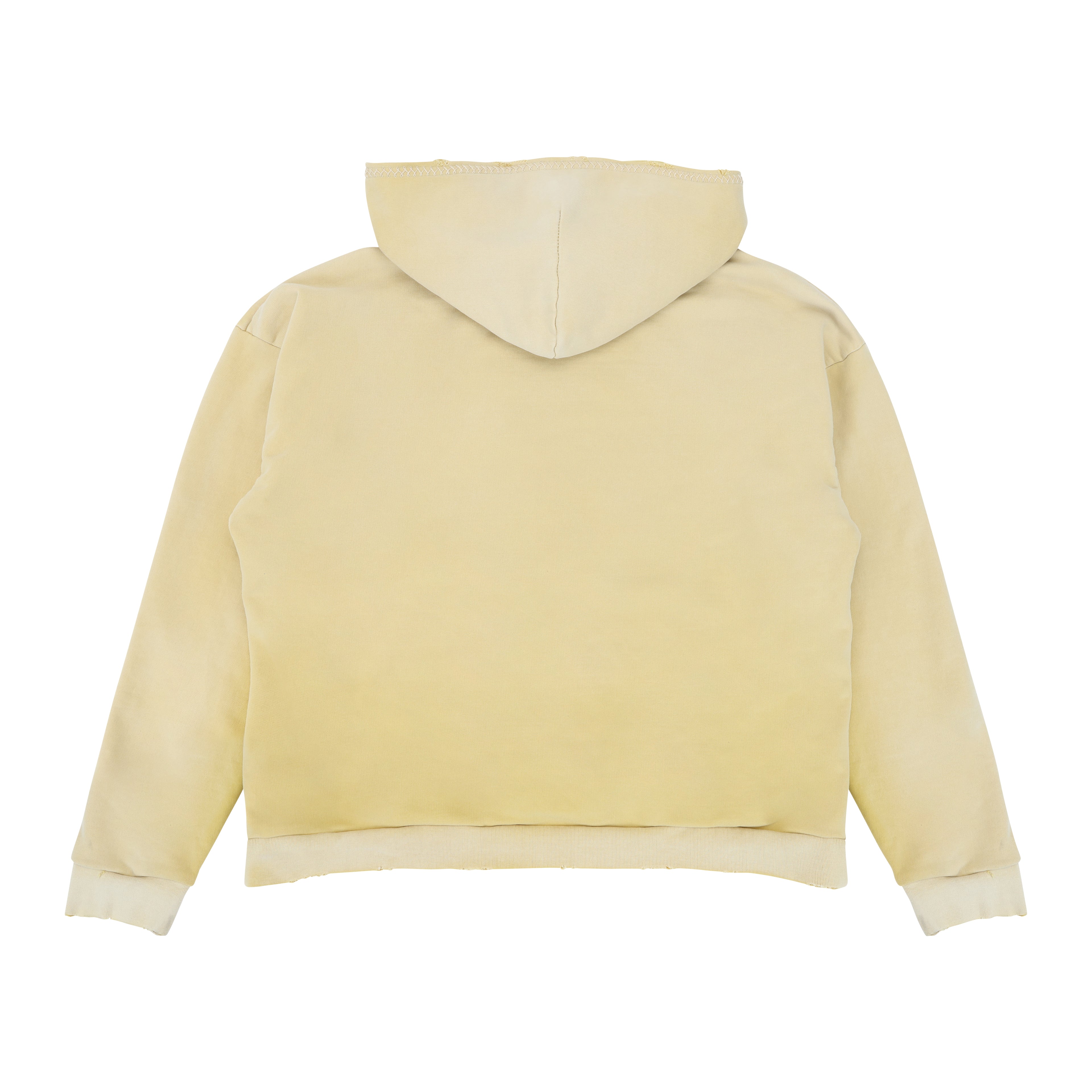 EIGHT FIGURES HOODIE YELLOW DIP DYE