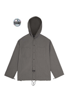 HOODED DRESS SHIRT