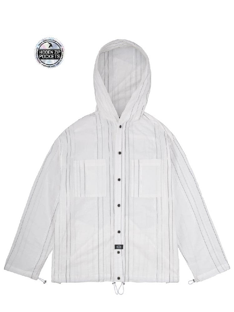 HOODED DRESS SHIRT