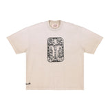 CRUCIFIX CHAINSTITCH TEE