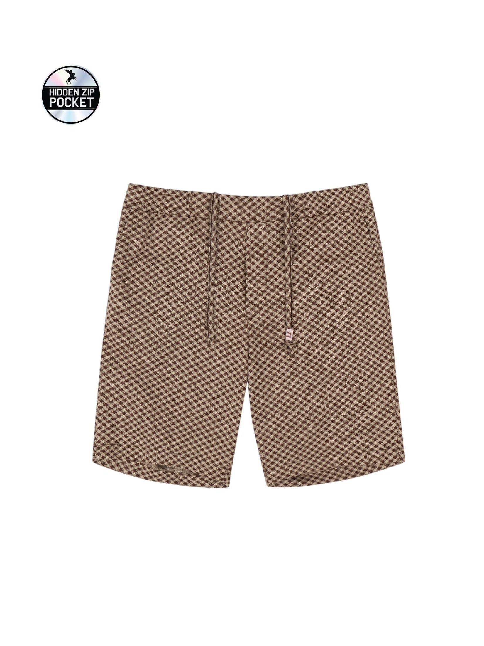 Capital Gains Gingham Short