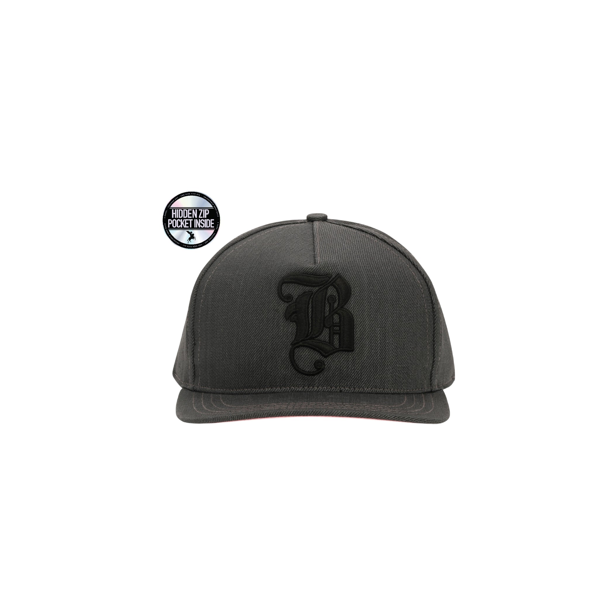 Heavy Hitter  Hidden Pocket Snapback Hat