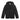 HOODED QUILT BLAZER BLACK