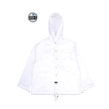 No Collar Hooded Dress Shirt