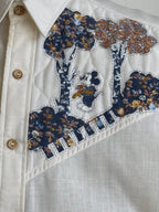 Rare Disney Circa 1970 Gauze Mickey Western Shirt