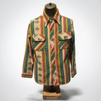 Vintage Kennington 70's Western Blanket Stripe Shirt