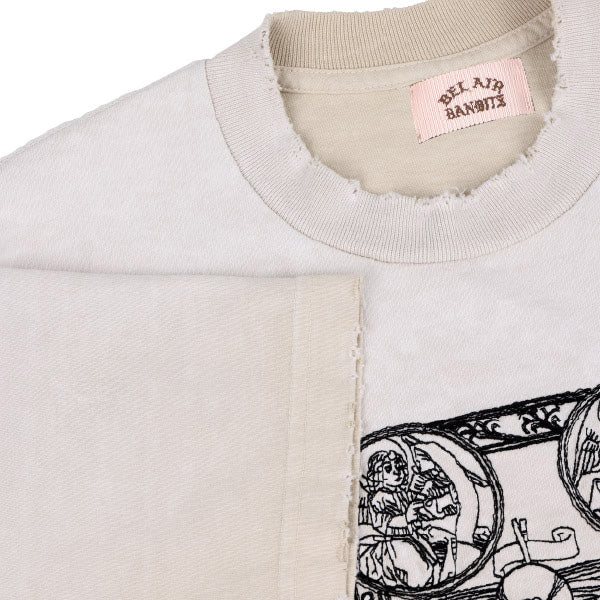 CRUCIFIX CHAINSTITCH TEE
