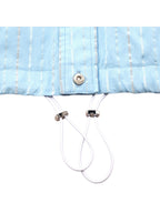 No Collar Hooded Dress Shirt