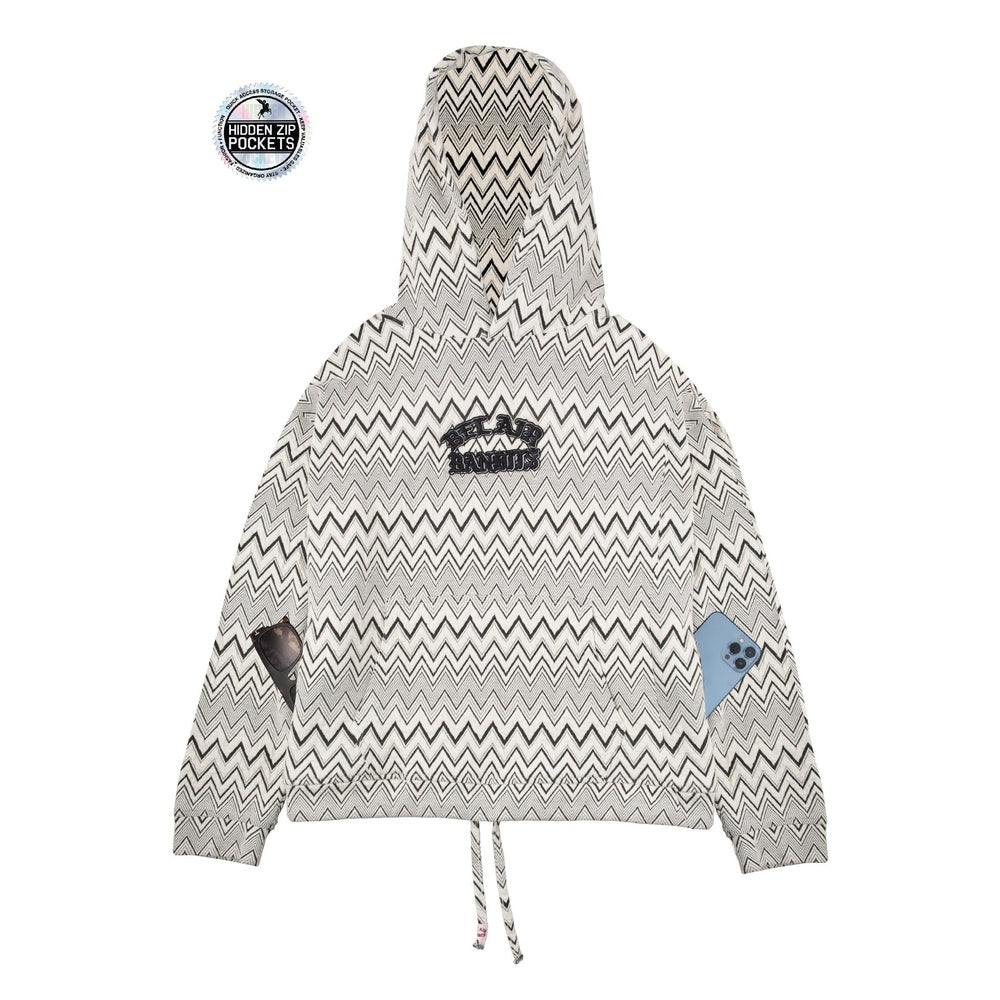 JACQUARD HOODIE