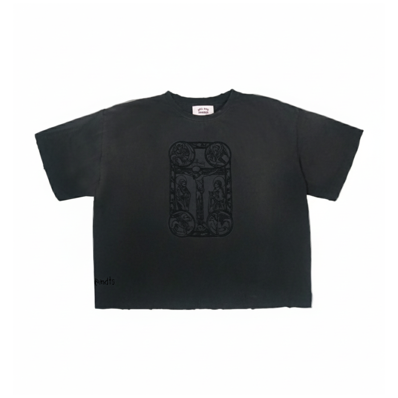 Crucifix Tee White Background 1
