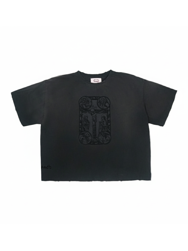 Crucifix Tee White Background 1