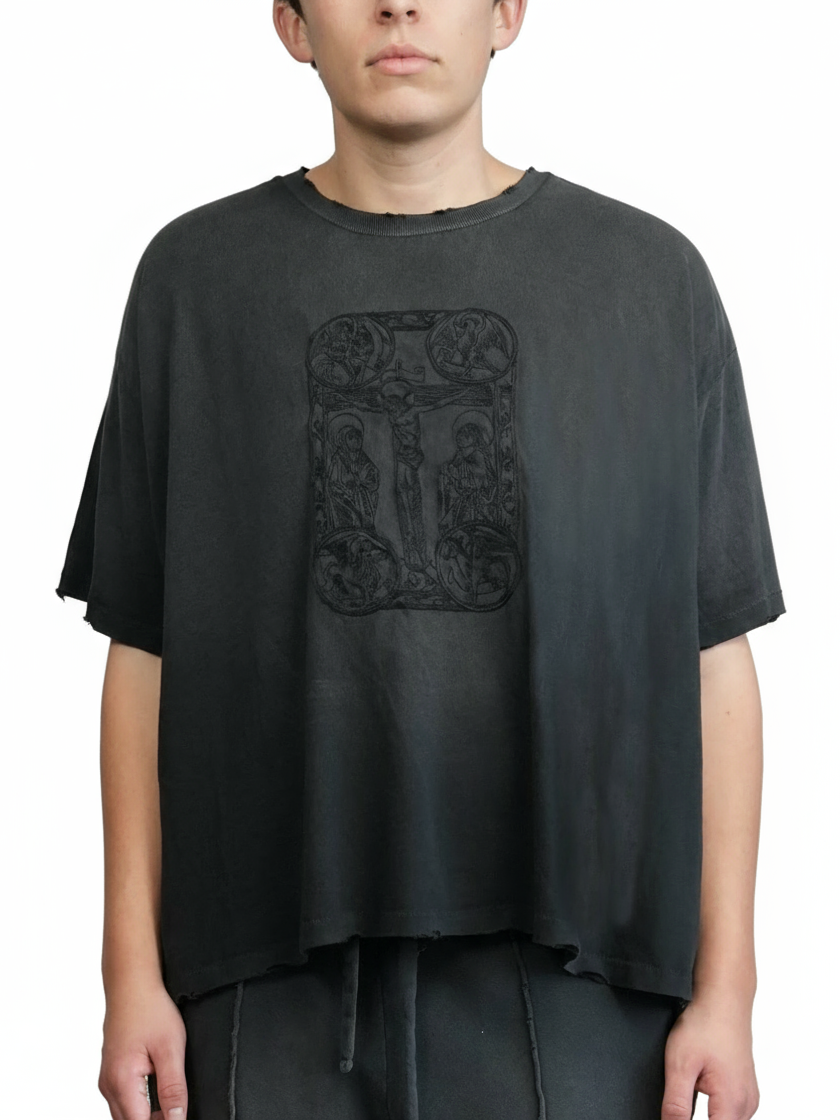 Crucifix Tee White Background 2