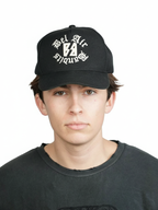 Monogram Snapback White Background 2