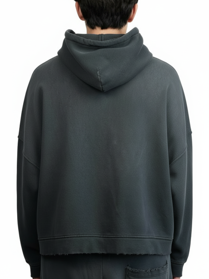 Snap Up Hoodie White Background 3